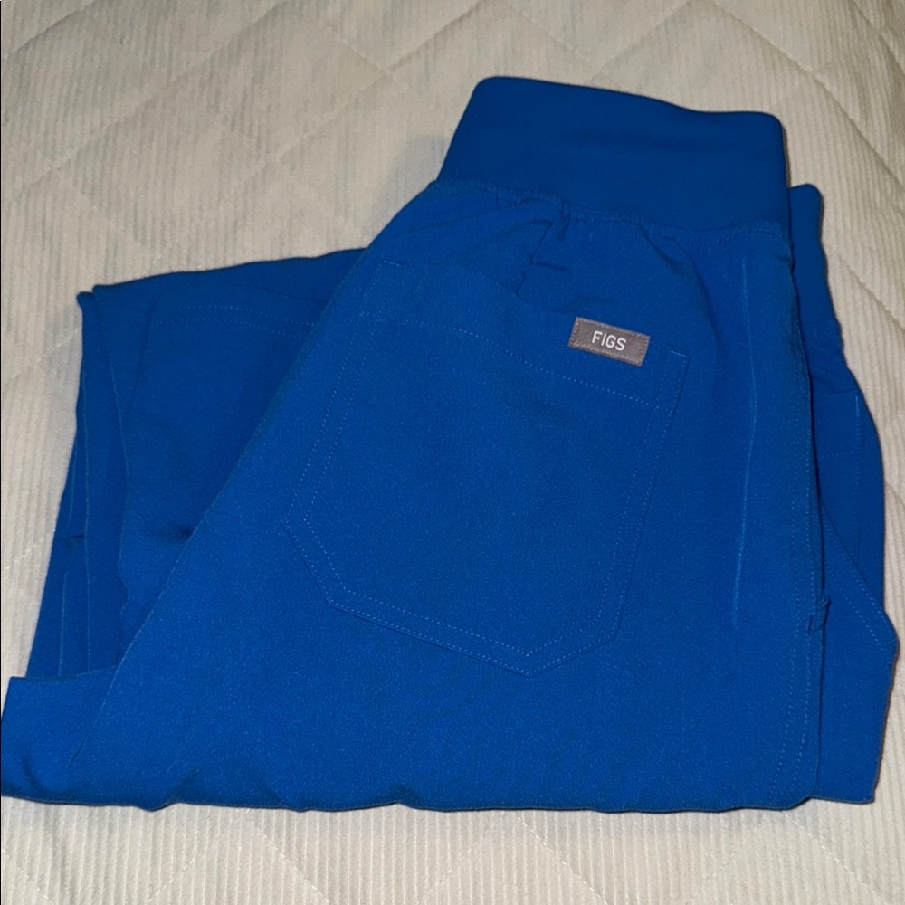 Figs Blue Scrub Pants